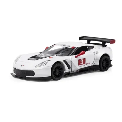 KINSMART 2016 Corvette C7.R Race Car 1:36 white