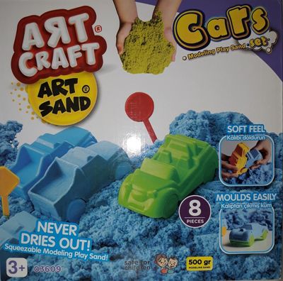 Кинетички песок со модли 500г