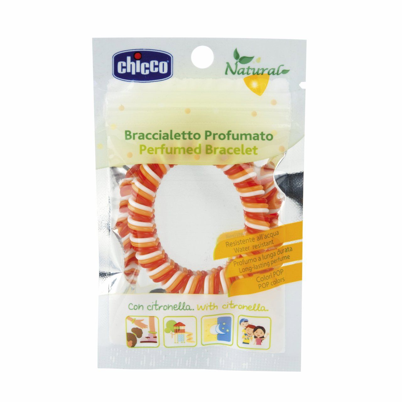 CHICCO АЛКА СО МИРИС ЗА ЗАШТИТА ОД КОМАРЦИ ПОРТОКАЛОВА