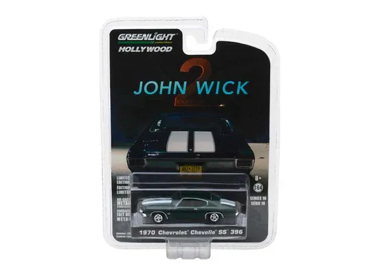 1970 Chevrolet Chevelle SS 396 - John Wick Chapter 2 (Hollywood) Series 18 Diecast 1/64