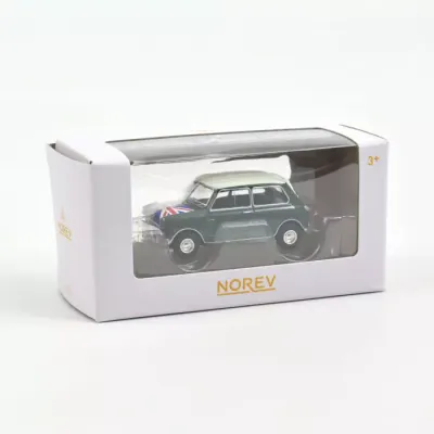 Mini Cooper S 1964 Almond Green and Flag on Bonnet (1:54)