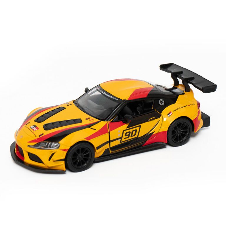 KINSMART Toyota GR Supra Racing Concept printing 1:36 yellow