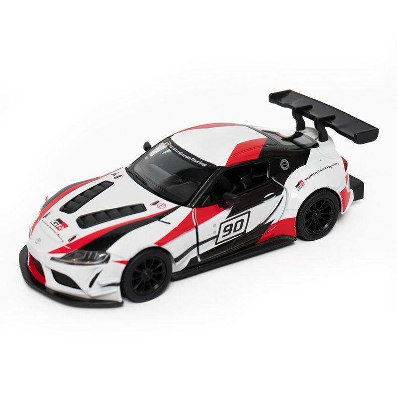 KINSMART Toyota GR Supra Racing Concept printing 1:36 white
