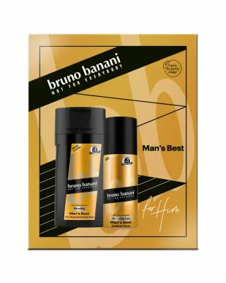BRUNO BANANI Man&#39;s Best Deodorant Spray 150ml + Shower Gel 250ml