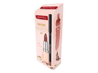 RIMMEL LASTING DARK NUDE 048 CAPPUCCINO 705 KIT