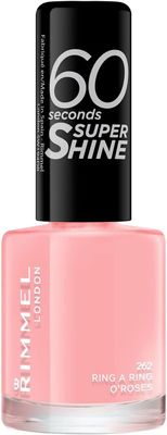 RIMMEL 60 Seconds Super Shine Nail Polish 262 Ring A Ring O&#39;Roses лак за нокти