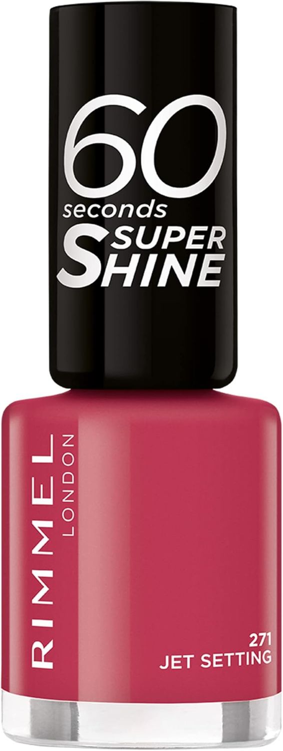 RIMMEL 60 Seconds Super Shine Nail Polish 271 Jet Setting лак за нокти