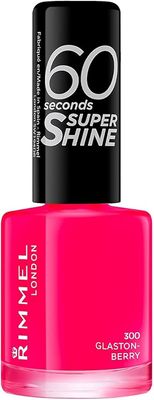 RIMMEL 60 Seconds Super Shine Nail Polish 300 GLASTON BERRY лак за нокти