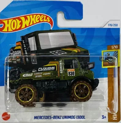 Hot Wheels &#39;89 MERCEDES-BENZ UNIMOG 1300L