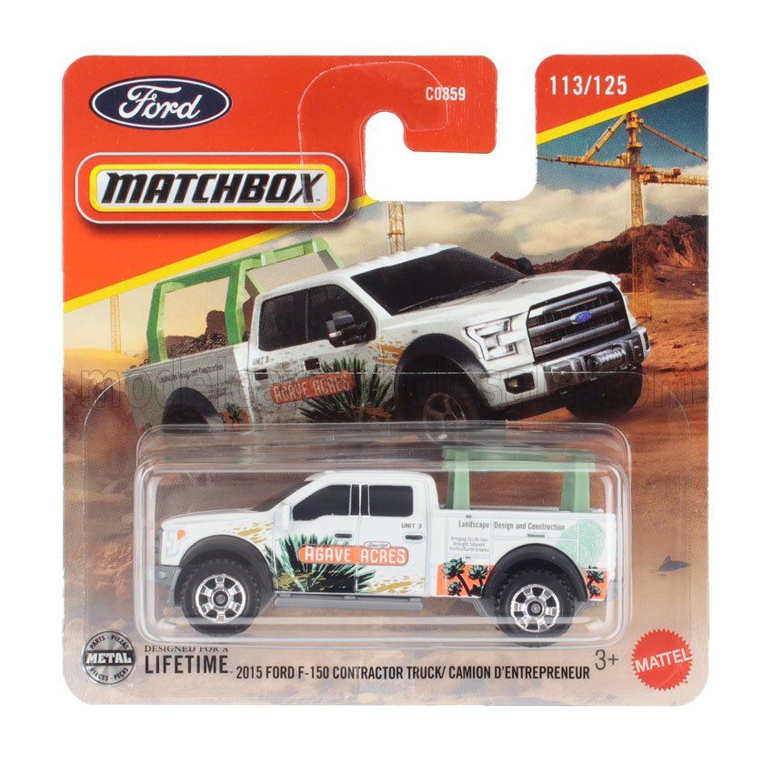 Matchbox 2015 FORD F-150 CONTRACTOR TRUCK