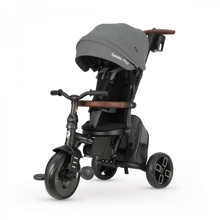 QPLAY ТРИЦИКЛ COMFO MAX 8 ВО 1 GREY