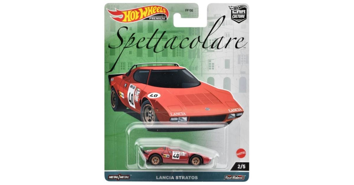 1:64 Lancia Stratos #40, Red, 1970 - Hot Wheels