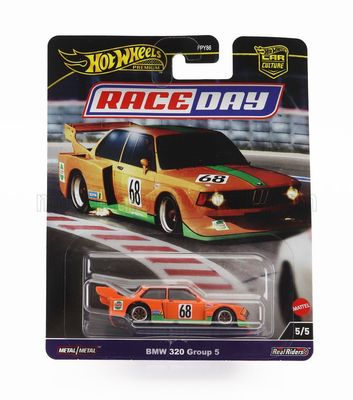 1:64 BMW 320 Group 5 #68, Orange/Green, 5/5 - Hot Wheels