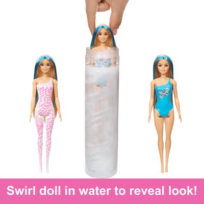 Barbie Color Reveal Rainbow With 6 Surprises, Color-Change Bodice