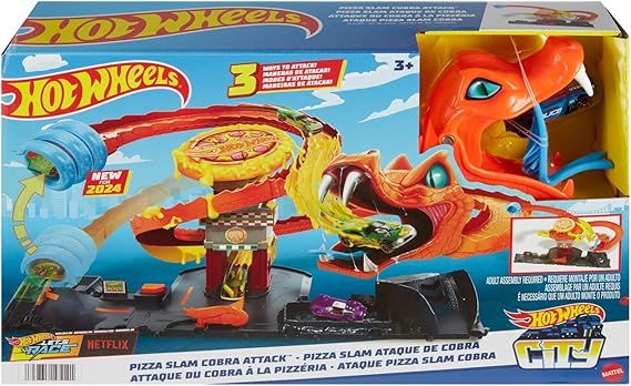 Hot Wheels City Pizza Slam Cobra Attack