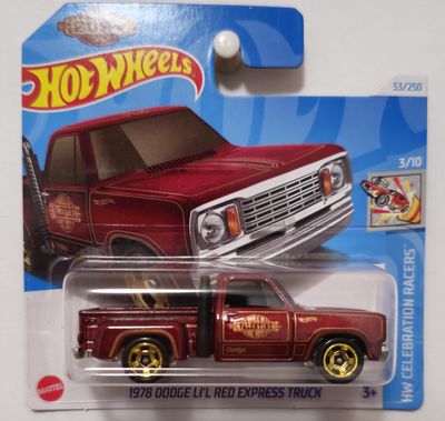 Hot Wheels 1978 DODGE LI'L RED EXPRESS TRUCK  💖 WILL YOU BE MY VALENTINE