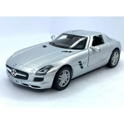 KINSMART Mercedes-Benz SLS AMG 1:36 silver