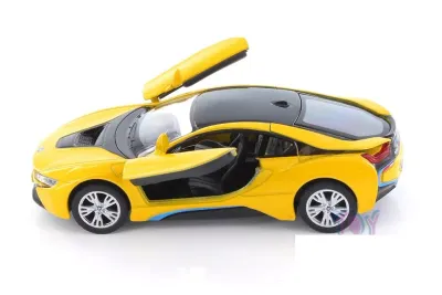 KINSMART BMW i8 1:36 yellow