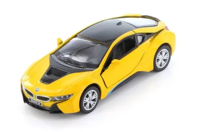KINSMART BMW i8 1:36 yellow