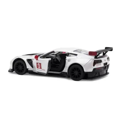 KINSMART 2016 Corvette C7.R Race Car 1:36 white