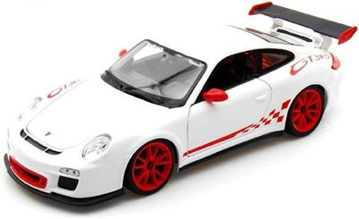 KINSMART 2010 Porsche 911 GST RS 1:36  white