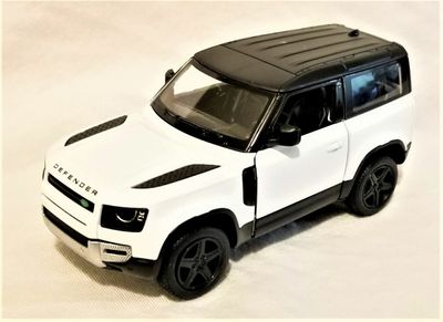 KINSMART Land Rover Defender 90 1:36 white