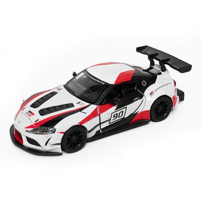 KINSMART Toyota GR Supra Racing Concept printing 1:36 white