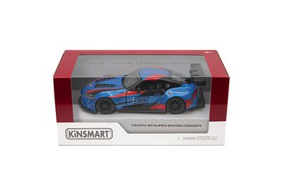 KINSMART Toyota GR Supra Racing Concept printing 1:36 white