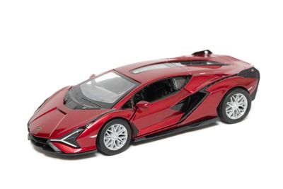 KINSMART Lamborghini Sian FKP 37 1:40 red