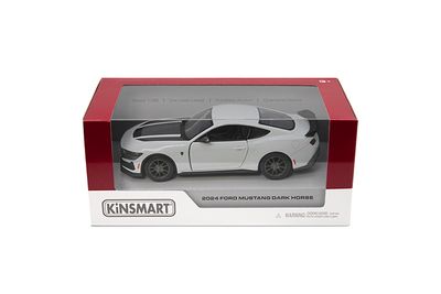 KINSMART 2024 Ford Mustang Dark Horse 1:38 white