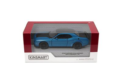 KINSMART 2023 Dodge Challenger SRT Demon 170 1:40 blue