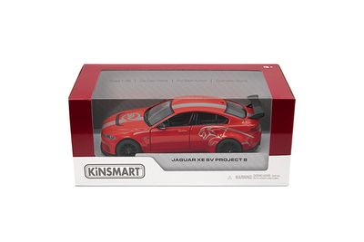 KINSMART Jaguar XE SV Project 8 with printing 1:38 orange