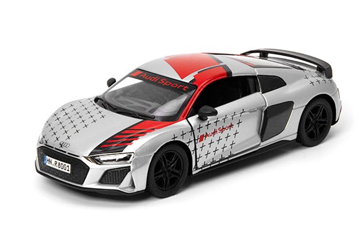 KINSMART 2020 Audi R8 Coupe (Livery Edition) 1:36 grey