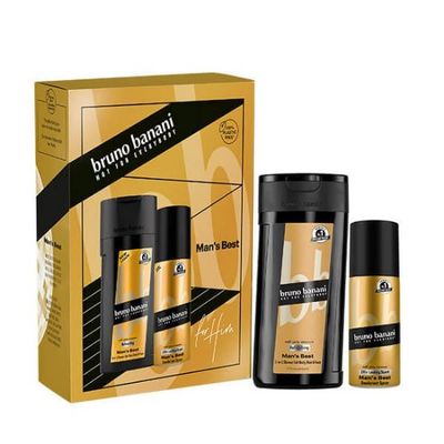 BRUNO BANANI Man's Best Deodorant Spray 150ml + Shower Gel 250ml