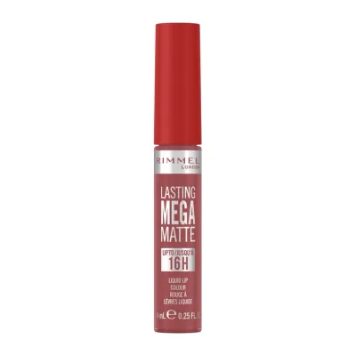 RIMMEL Lasting Mega Matte 500 Fire Starter течен кармин за усни