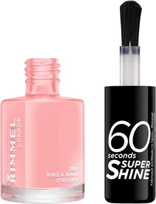 RIMMEL 60 Seconds Super Shine Nail Polish 262 Ring A Ring O'Roses лак за нокти