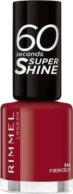 RIMMEL 60 Seconds Super Shine Nail Polish 314 Fiercely лак за нокти