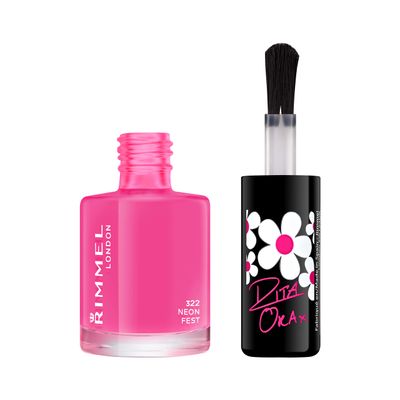 RIMMEL 60 Seconds Super Shine Nail Polish 322 Neon Fest лак за нокти