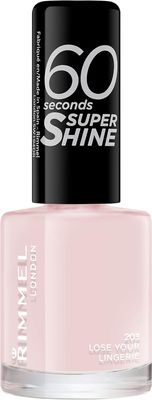 RIMMEL 60 Seconds Super Shine Nail Polish 203 Lose Your Lingerie лак за нокти