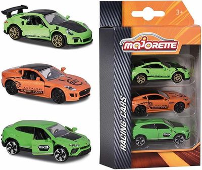 MAJORETTE Racing Cars 3-pack