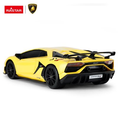 RASTAR R/C 1:24 Lamborghini Aventador SVJ yellow