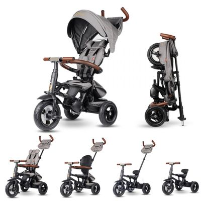 QPLAY ТРИЦИКЛ RITO DELUXE 6 ВО 1 GREY