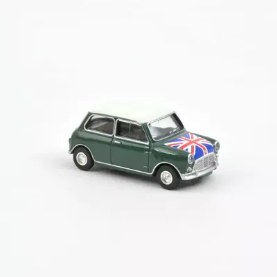1:64 Mini Cooper S 1964 Almond Green and Flag on Bonnet (1:54) - NOREV