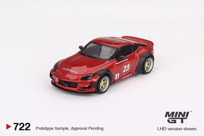 164 Nissan Z400 Pandem Passion Red 2023 (LHD) - MINI GT