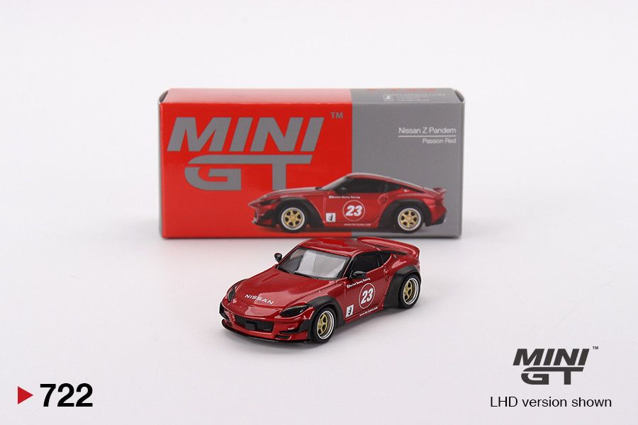 164 Nissan Z400 Pandem Passion Red 2023 (LHD) - MINI GT