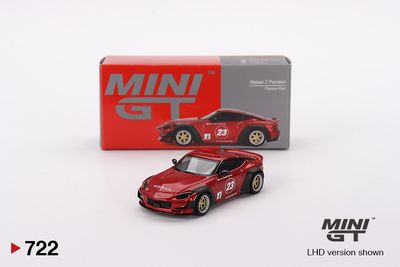164 Nissan Z400 Pandem Passion Red 2023 (LHD) - MINI GT