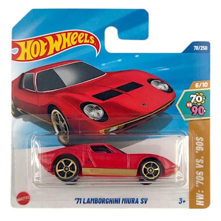 HOT WHEELS '71 LAMBORGHINI MIURA SV