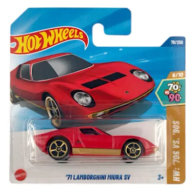 HOT WHEELS '71 LAMBORGHINI MIURA SV