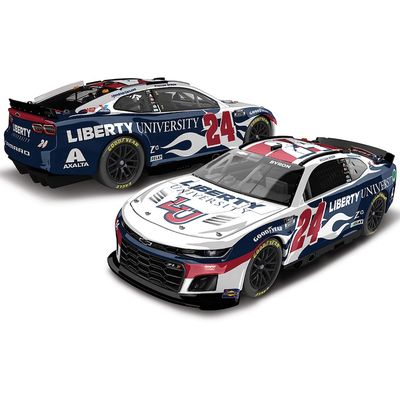 1:64 Chevrolet Camaro ZL1 #24 William Byron, Liberty University, Blue/White/Red, 2024 - Action Racing Collectibles