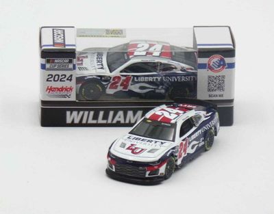 1:64 Chevrolet Camaro ZL1 #24 William Byron, Liberty University, Blue/White/Red, 2024 - Action Racing Collectibles